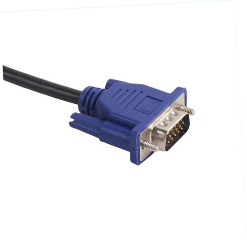 كابل فيديو سلك كمبيوتر طويل من TEHAUX كابل Vga إلى Vga RGB لدعم الشاشة عالية الدقة in Saudi Arabia
