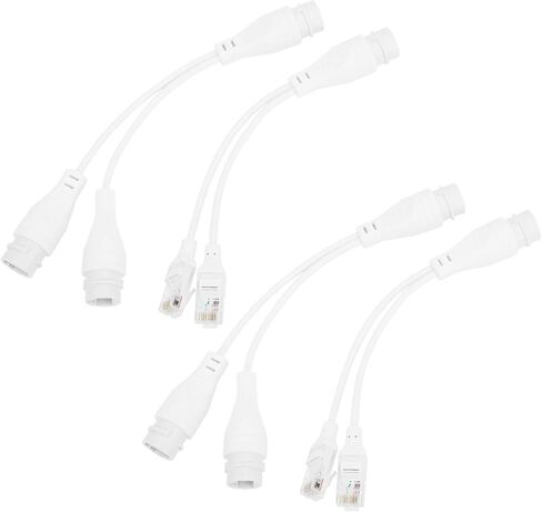 Tyenaza 2Set POE Splitter، كابل محول فاصل 1 إلى 2 CCTV نقل الفيديو حاقن مقاوم للمطر in Saudi Arabia