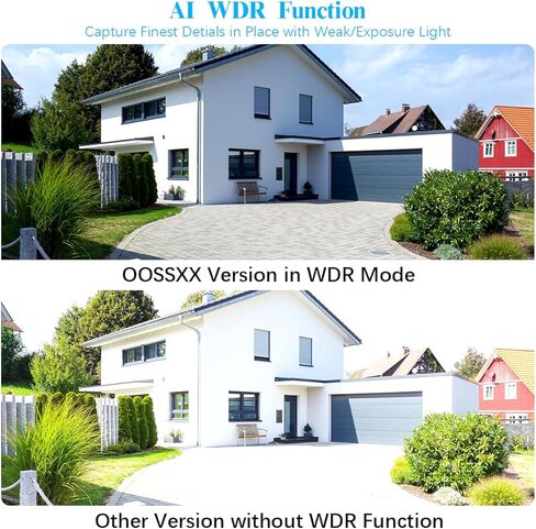 OOSSXX HD 5.0 ​​ميجابيكسل 1944P كاميرا مراقبة CCTV سلكية خارجية لـ 720P/1080N/1080P/5MP/4K HD TVI AHD CVI التناظرية المنزلية أنظمة مراقبة الفيديو CCTV DVR، IP67 مقاومة للماء in Kuwait