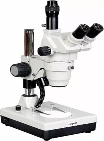 MSZ-TR LED Stero Zoom Trinocular Microscope Zoom Ration 1:7 and Range 0.65-4.5 x with Light in Saudi Arabia