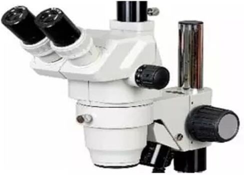 MSZ-TR LED Stero Zoom Trinocular Microscope Zoom Ration 1:7 and Range 0.65-4.5 x with Light in Saudi Arabia