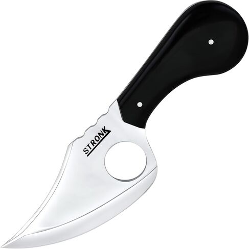 STRONK Skinning Knife 4 inch Fixed Blade - Hunting Camping Bushcraft Professional Grade Steel Skinner in Saudi Arabia