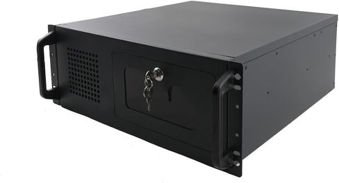 حقيبة حامل 4U، حافظات مثبتة على حامل هيكل الخادم، 7X3.5 HDD+ 2X 5.25 ODD، 7 × فتحة PCI، قفل ومفتاح اللوحة الأمامية، متوافق مع ATX، CEB (حقيبة خادم 4U) in Kuwait