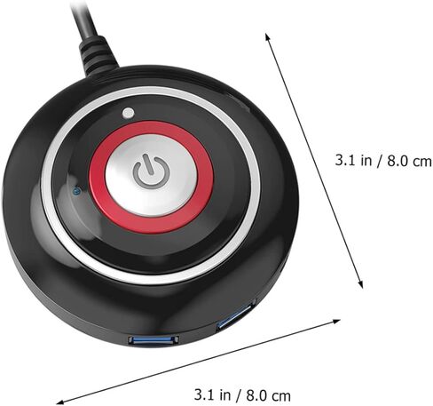 Veemoon إعادة تعيين زر الضغط على كابل USB لحالة الكمبيوتر وزر الطاقة وإعادة تعيين حالة الكمبيوتر المكتبي USB in Kuwait