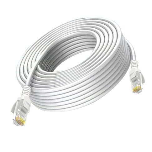 Cat5e Ethernet Cable 50m High-Speed Broadband LAN Network Cord with Copper-Coated Aluminum Connector for Router and Computer Networking in Saudi Arabia
