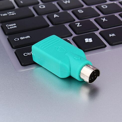 محول Dioche USB أنثى محول USB أنثى إلى PS2 ذكر - قم بتوصيل لوحة المفاتيح والماوس بسهولة بالكمبيوتر المحمول أو الكمبيوتر - لا حاجة إلى برامج in Saudi Arabia