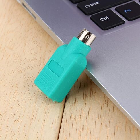 محول Dioche USB أنثى محول USB أنثى إلى PS2 ذكر - قم بتوصيل لوحة المفاتيح والماوس بسهولة بالكمبيوتر المحمول أو الكمبيوتر - لا حاجة إلى برامج in Saudi Arabia