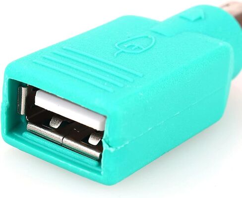محول Dioche USB أنثى محول USB أنثى إلى PS2 ذكر - قم بتوصيل لوحة المفاتيح والماوس بسهولة بالكمبيوتر المحمول أو الكمبيوتر - لا حاجة إلى برامج in Saudi Arabia