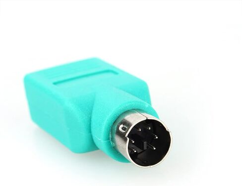 محول Dioche USB أنثى محول USB أنثى إلى PS2 ذكر - قم بتوصيل لوحة المفاتيح والماوس بسهولة بالكمبيوتر المحمول أو الكمبيوتر - لا حاجة إلى برامج in Saudi Arabia