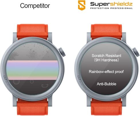 Supershieldz (2 Pack) Designed for Nothing (CMF Watch Pro 2) Tempered Glass Screen Protector, Anti Scratch, Bubble Free in Saudi Arabia