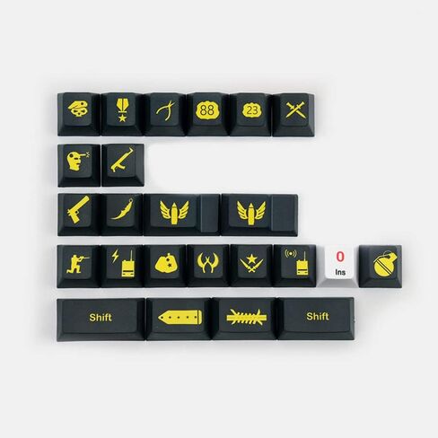 الروسية الإنجليزية أسود أبيض قبعات المفاتيح الكرز الشخصي PBT أغطية المفاتيح ل Cherry Mx Gateron Kailh Box TTC التبديل لوحة المفاتيح الميكانيكية in Kuwait