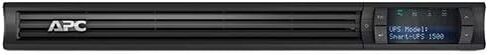 APC Smart-UPS, Line Interactive, 1500VA, Rackmount 1U, 230V, 4x IEC C13 outlets, SmartSlot, AVR, LCD - 1U Rack-mountable - 4 Hour Recharge - 5 Minute Stand-by - 230 V Input - 230 V AC Output - Sine Wa in Saudi Arabia