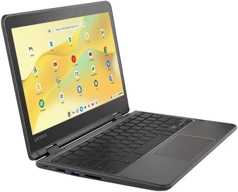 كمبيوتر محمول Lenovo 300e Gen 2 بشاشة لمس 11.6 بوصة، كمبيوتر محمول Chromebook، معالج Intel Celeron N4020 1.10 جيجا هرتز للطلاب، ذاكرة وصول عشوائي 4 جيجابايت، 32 جيجابايت SSD، لوحة مفاتيح يابانية، نظام تشغيل Chrome (متجدد) in Kuwait