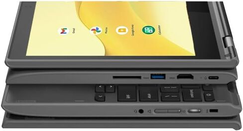 كمبيوتر محمول Lenovo 300e Gen 2 بشاشة لمس 11.6 بوصة، كمبيوتر محمول Chromebook، معالج Intel Celeron N4020 1.10 جيجا هرتز للطلاب، ذاكرة وصول عشوائي 4 جيجابايت، 32 جيجابايت SSD، لوحة مفاتيح يابانية، نظام تشغيل Chrome (متجدد) in Kuwait