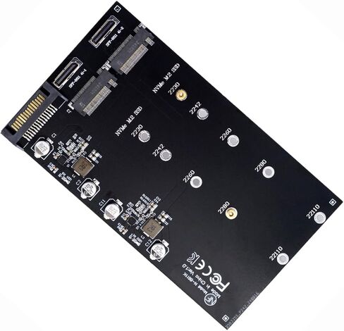 Oculink SFF-8612 SFF-8611 إلى M.2 NGFF M-Key إلى NVME PCIe SSD 2280 SSD الضميمة محول للوحة الرئيسية in Saudi Arabia