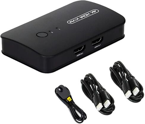 HDMI-Compatible KVM Switch with Extender 1080p Share 2xUSB Disk Monitor Printer Keyboard Mouse for 2 Computers in Saudi Arabia