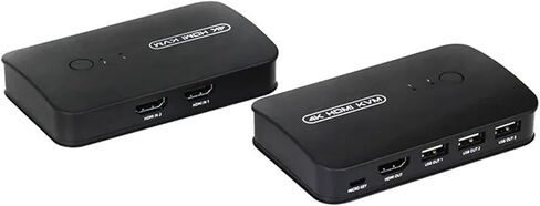 HDMI-Compatible KVM Switch with Extender 1080p Share 2xUSB Disk Monitor Printer Keyboard Mouse for 2 Computers in Saudi Arabia
