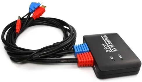 4K@60Hz 2 Port KVM Switch Support Keyboard and Mouse Control KVM Switch 2 Input 1 Output for Computer Laptop DVD PS*5 HDTV in Saudi Arabia
