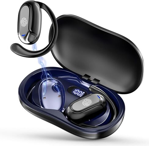 AI Translation Earbuds Real Time,150 Language Translator Earbuds, Translating Earbuds Open Ear with 90H Playtime Audifonos Traductores Inglés Español Translation Headphones for Travel Business White in Saudi Arabia