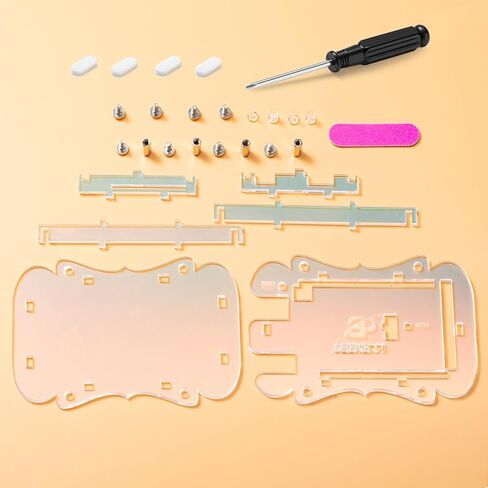 حافظة أكريليك شفافة قزحية اللون متوافقة مع لوحة Arduino MEGA 2560 R3. (غير متضمنة مع لوحة MEGA 2560 R3) in Kuwait