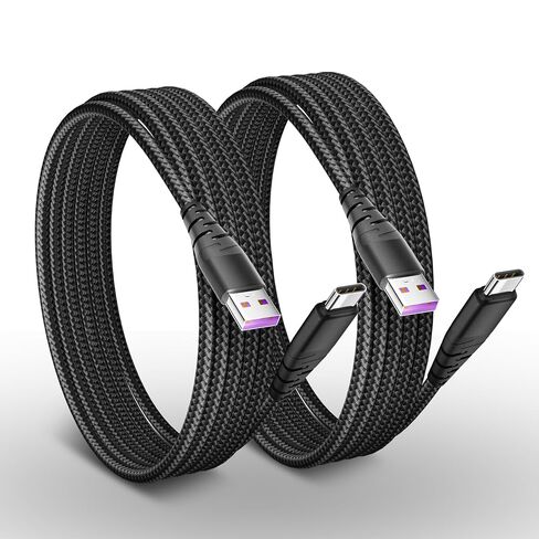 كابل USB C 2-حزمة 6FT، كابل شحن سريع in Saudi Arabia