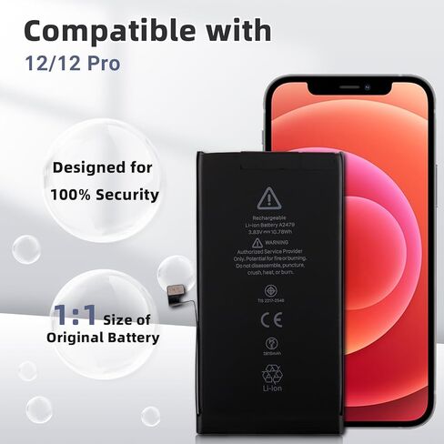 NEW A2479 Replacement Battery for iPhone 12/12 Pro Model A2172 A2402 A2403 A2404 with Specialized Toolkit. in Saudi Arabia