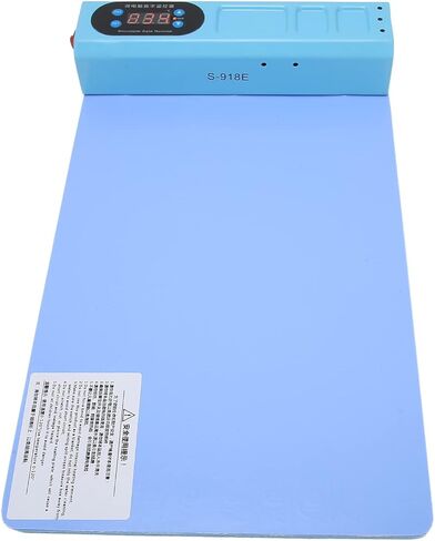 BRRNOO S918E LCD Blue Screen Splitter Heating Stage Separator Pad Efficient Phone Repair Accessory (EU Plug) in Saudi Arabia