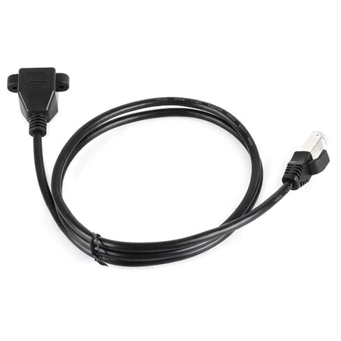 كابل إيثرنت محمي RJ45 CAT5e بطول 1 متر، طلاء PVC، نقل بيانات ثابت لأجهزة التوجيه وأجهزة الكمبيوتر والطابعات in Kuwait