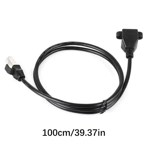 كابل إيثرنت محمي RJ45 CAT5e بطول 1 متر، طلاء PVC، نقل بيانات ثابت لأجهزة التوجيه وأجهزة الكمبيوتر والطابعات in Kuwait