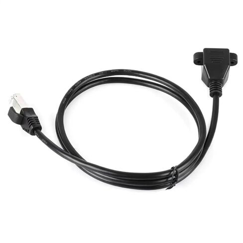 كابل إيثرنت محمي RJ45 CAT5e بطول 1 متر، طلاء PVC، نقل بيانات ثابت لأجهزة التوجيه وأجهزة الكمبيوتر والطابعات in Kuwait