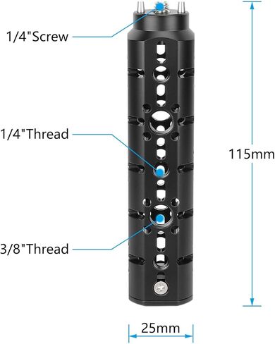 CAMVATE Aluminum 1/4"-20 Screw Handgrip with Anti-Twist Pins-3945 in Saudi Arabia