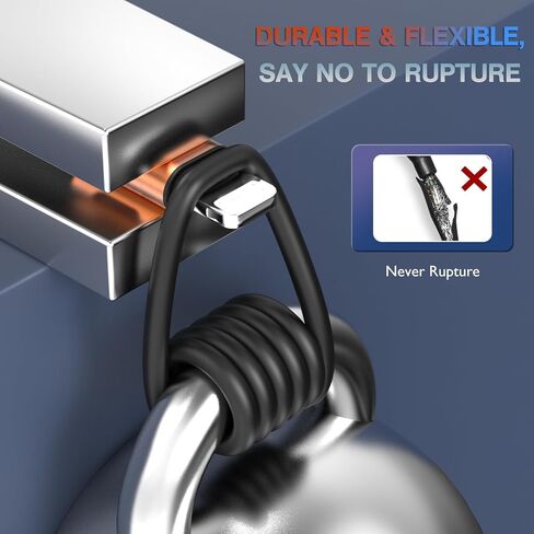3.3FT Phone Charger Cable, 1Pack USB A to ightniing Cable for CarrPlay, Phone Fast Charging Cord for Phone 14/13/12/11,i Pad AirPodss - Oranger in Saudi Arabia