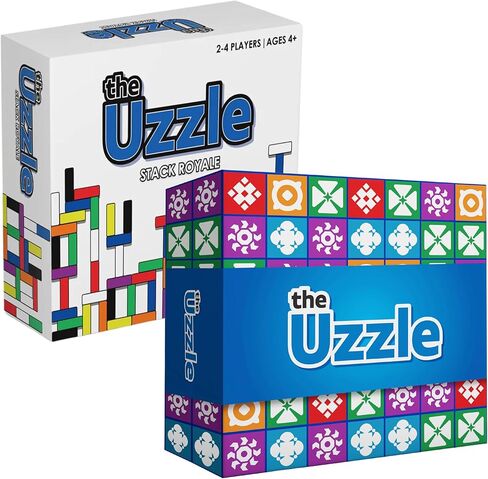 Blockwork by Uzzle Games - Fast-Paced Family Board Game - Multiple Difficulty Levels - Enjoyable and Challenging Puzzle Game – 2 to 4 Players – A Complete Family Night Fun Package - for Ages 4+ in Kuwait