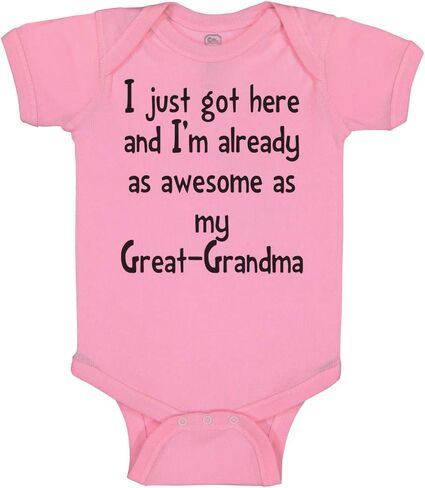 Cute Rascals Custom Baby Bodysuit Got Here Already Awesome Great-Grandma Grandmother Funny Cotton in Kuwait