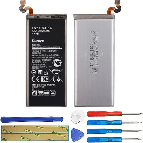 بطارية Duotipa EB-BN950ABE متوافقة مع Galaxy Note 8 N950 SM-N950 مع مجموعة أدوات الإصلاح in Saudi Arabia