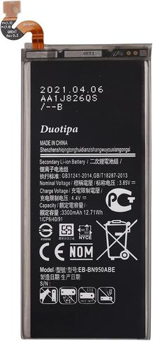 بطارية Duotipa EB-BN950ABE متوافقة مع Galaxy Note 8 N950 SM-N950 مع مجموعة أدوات الإصلاح in Saudi Arabia