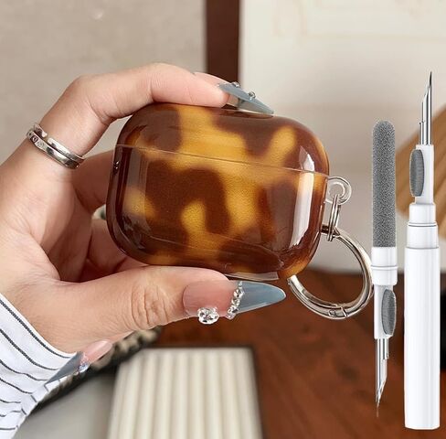 Cute Case for Airpod Pro 3 Gen Cases 2025, Funny Bow Apple Airpod Pro 3rd Generation Cover with Cleaning Kit & Silvery Round Buckle Suitable Boys Girls Kids Teen，Pink Bow in Kuwait