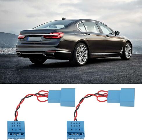 ECSiNG 2 قطعة محول كابل مضخم صوت السيارة تحت المقعد متوافق مع سلسلة BMW 1 3 5 6 7 in Kuwait