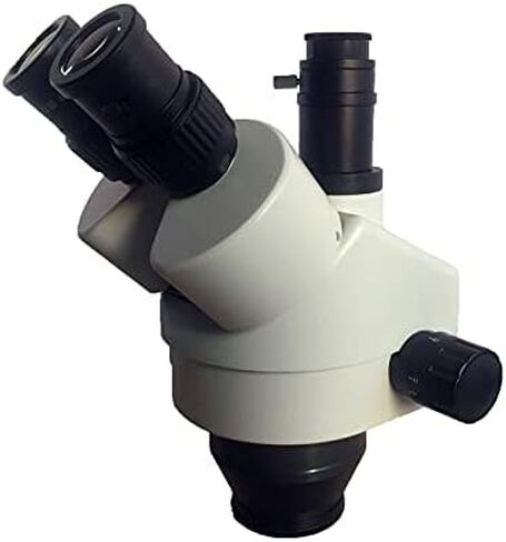 Microscope AIBOULLY SZM45 Stereo Microscope Trinocular Lens 14X-90X Zoom 20X Eyepiece Maintenance Microscope Dissection Microscope C-Mount Stand Compatible in Saudi Arabia
