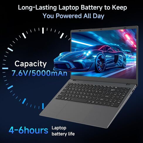 كمبيوتر محمول 15.6 بوصة، ذاكرة الوصول العشوائي 32 جيجابايت، 512 جيجابايت SSD، معالج Pentium 6500Y (Beat N5095، حتى 3.4 جيجا هرتز)، كمبيوتر محمول مع شاشة FHD IPS، ثنائي النطاق Wi-Fi 5، BT 5.0، USB-C، HDMI، كاميرا ويب، بطارية طويلة الأمد in Kuwait