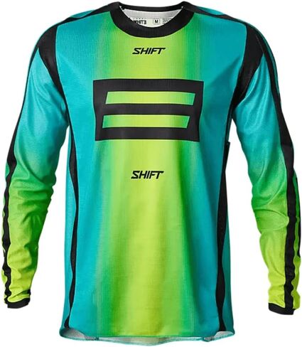 قميص رجالي من Shift White Label Jersey-Posn، أحمر فلوري، مقاس كبير in Kuwait