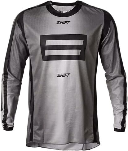 قميص رجالي من Shift White Label Jersey-Posn، أحمر فلوري، مقاس كبير in Kuwait