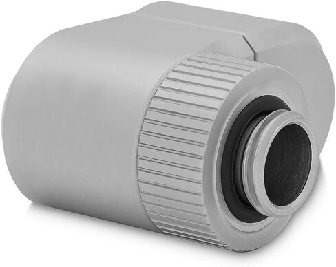 EK EKWB Quantum Torque Double Rotary Offset 21 Fitting, Satin Titanium in Saudi Arabia