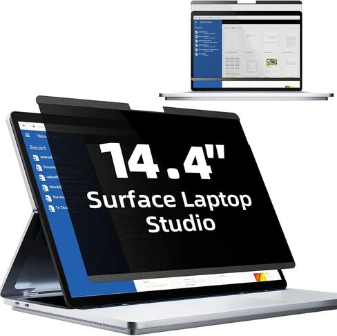 Mamol Magnetic Laptop Privacy Screen 14 inch ,16:9 Aspect Removable Anti Glare Protector Blue Light Privacy Screen Filter,Filter Shield Compatible with HP/Dell/Acer/Asus/Samsung/Lenovo/Thinkpad Envy in Kuwait