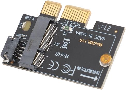 M.2 Adapter Card, High Speed Data Transfer M.2 to PCIE X1 Adapter Card with Adapter Cable for Motherboards in Saudi Arabia