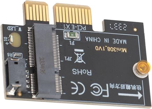 M.2 Adapter Card, High Speed Data Transfer M.2 to PCIE X1 Adapter Card with Adapter Cable for Motherboards in Saudi Arabia