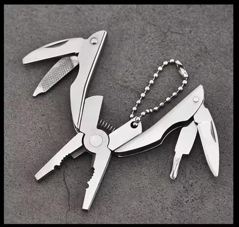 Mini Foldable Multi-Tool Pliers - Compact DIY Repair Kit in Saudi Arabia
