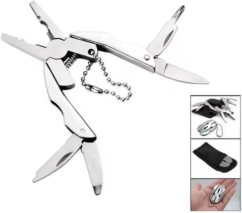 Mini Foldable Multi-Tool Pliers - Compact DIY Repair Kit in Saudi Arabia