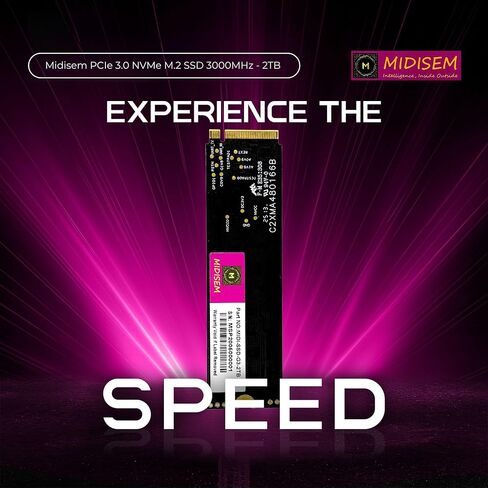 متوسطة الحجم 2 تيرابايت PCIe 3.0 NVMe M.2 SSD | ما يصل إلى 3500/3000 ميجابايت/ثانية للقراءة/الكتابة | ذاكرة التخزين المؤقت DRAM للسرعة والكفاءة | 3D تي ال سي ناند | متوافق مع أجهزة الكمبيوتر المكتبية والمحمولة | يشمل ضمان لمدة 5 سنوات in Saudi Arabia