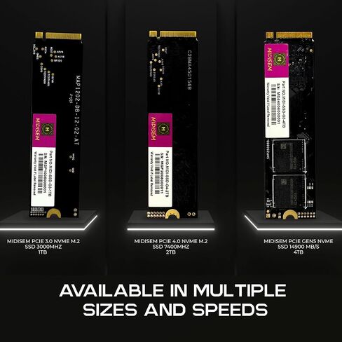 متوسطة الحجم 2 تيرابايت PCIe 3.0 NVMe M.2 SSD | ما يصل إلى 3500/3000 ميجابايت/ثانية للقراءة/الكتابة | ذاكرة التخزين المؤقت DRAM للسرعة والكفاءة | 3D تي ال سي ناند | متوافق مع أجهزة الكمبيوتر المكتبية والمحمولة | يشمل ضمان لمدة 5 سنوات in Saudi Arabia